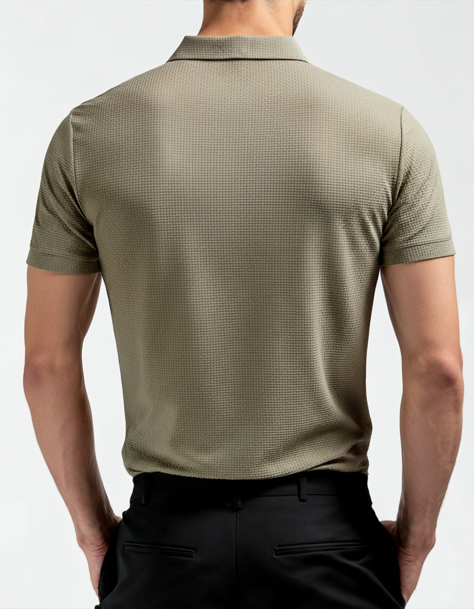 Polo luxueux avec col chemise