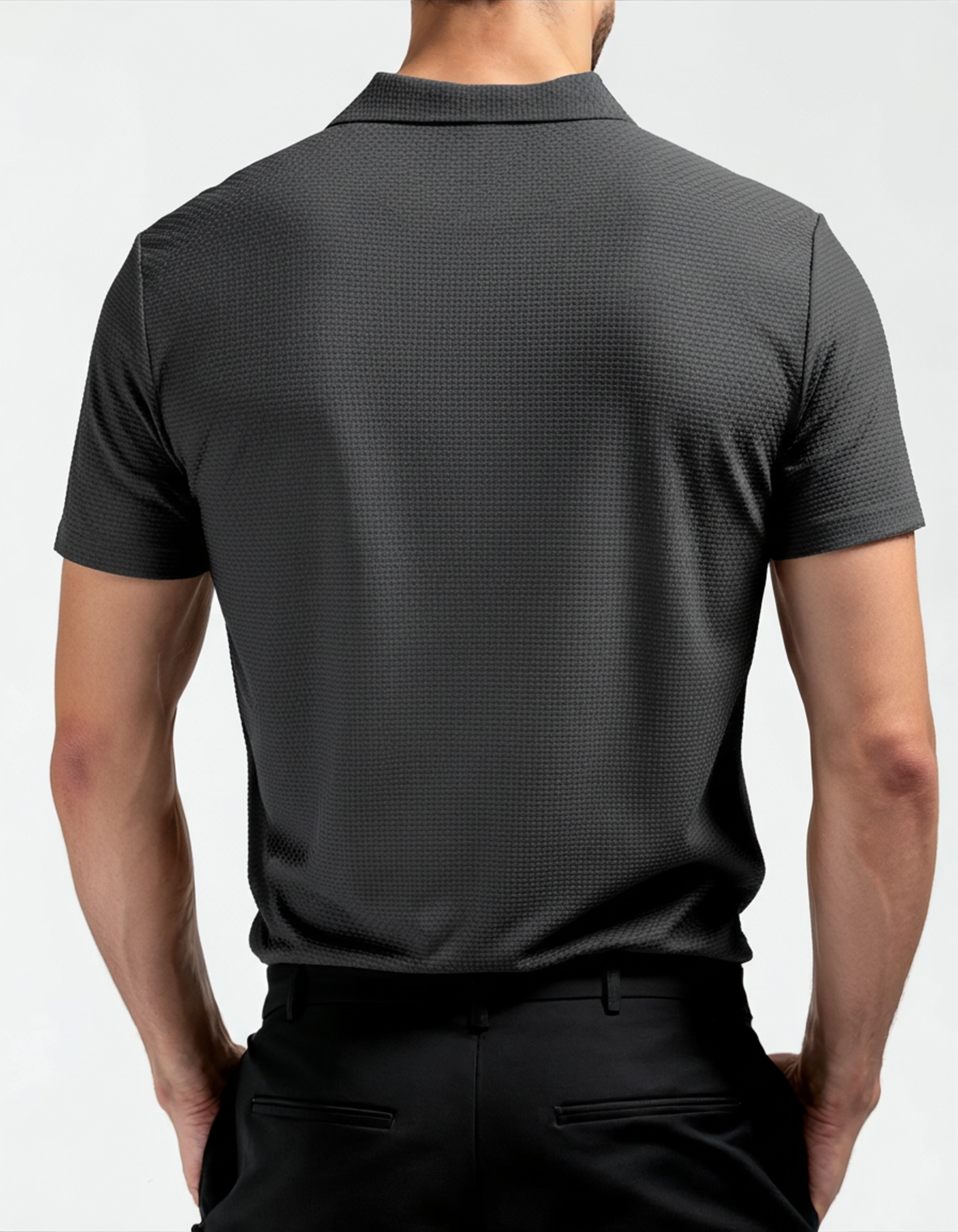 Polo luxueux avec col chemise